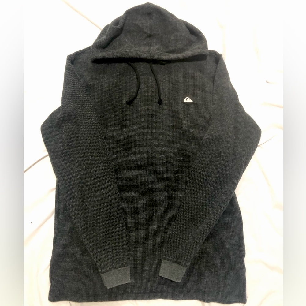 Textured Quicksilver Hoodie. L